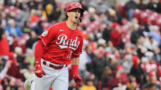 Freeze Frame: Newman gets payback on his first swing taken in Cincinnati (Pirates)